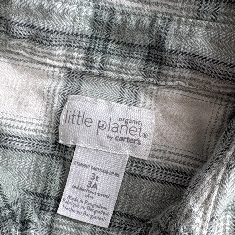 Carter’s Boys Plaid Shirt 3t
